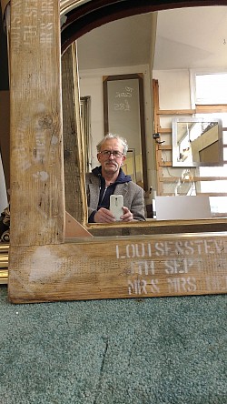 Interesting mirror frames with wording