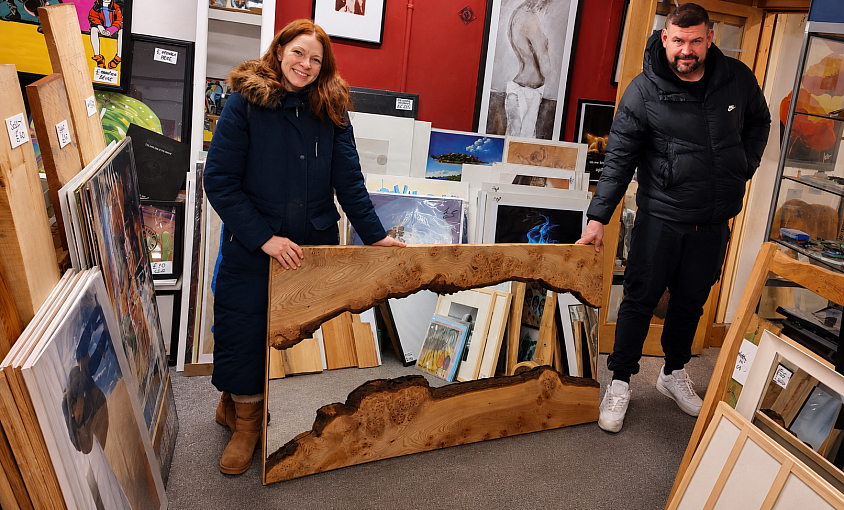 Mirrors made to size and style.