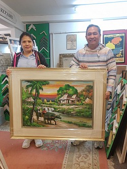 Large art from distant lands
